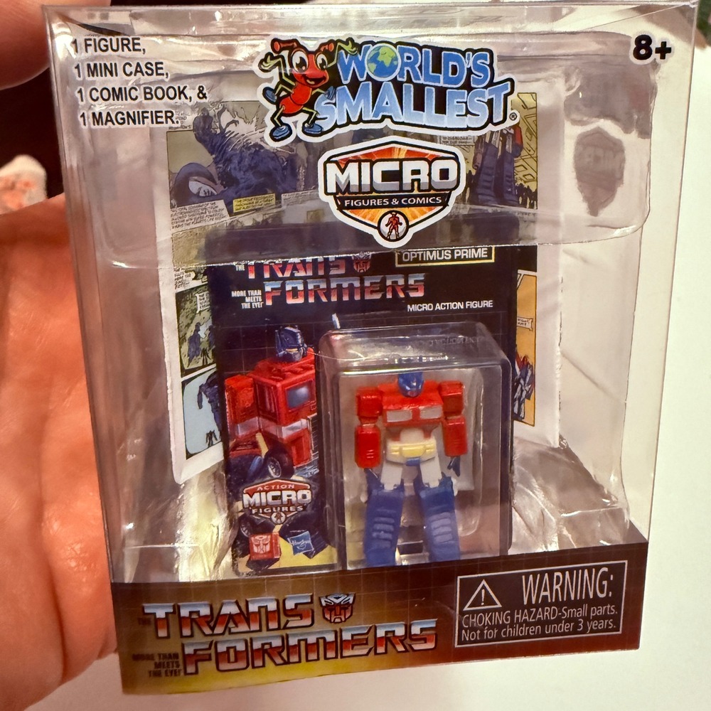 Super Impulse Transformers Optimus Prime Kids NIB World's Smallest Micro Figure